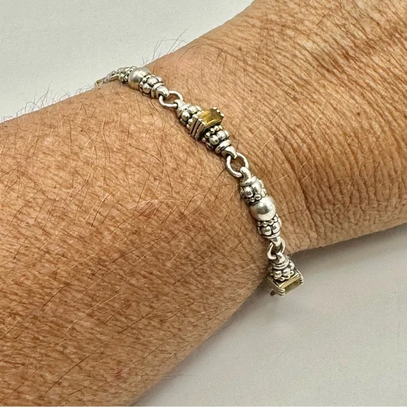 Lagos Caviar Silver Citrine Bracelet - Picture 7 of 7